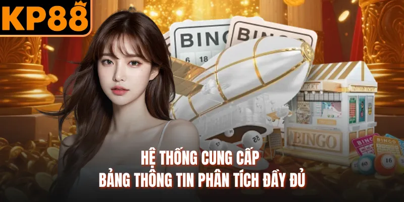 Hệ thống cung cấp bảng thông tin phân tích đầy đủ